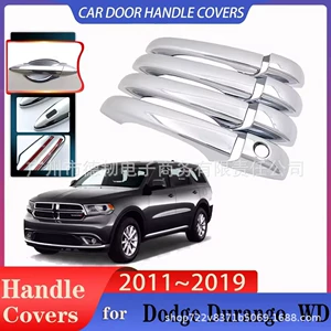 11-19 Dodge Durango MK3 WD üçün xrom tutacaq örtüyü, dekorativ stiker