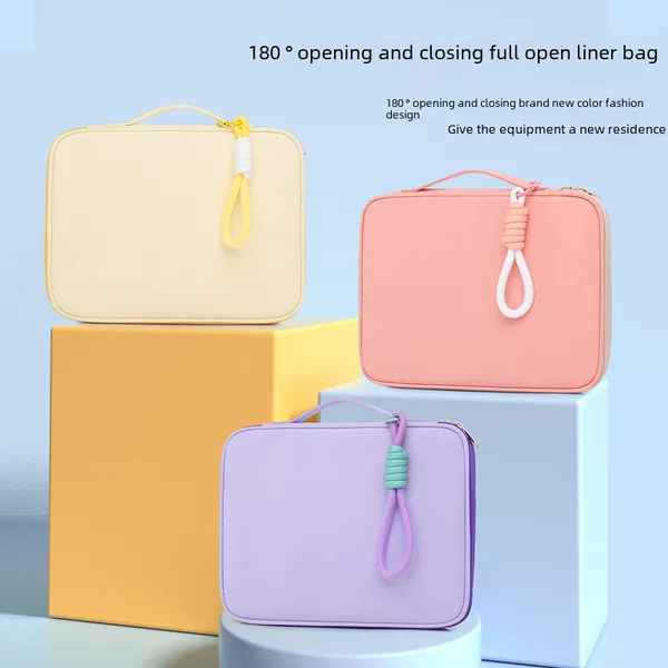 High-Quality Morandi-Style Portable iPad Tablet Case 13/11.5/ 16inch Inch Laptop Bag