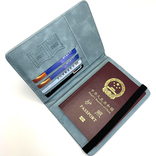 Passport Bag Protective Cover Anti-theft Brush Certificate Storage Bag Passport Holder Passport RFID Overseas Travel Certificate Card Bag