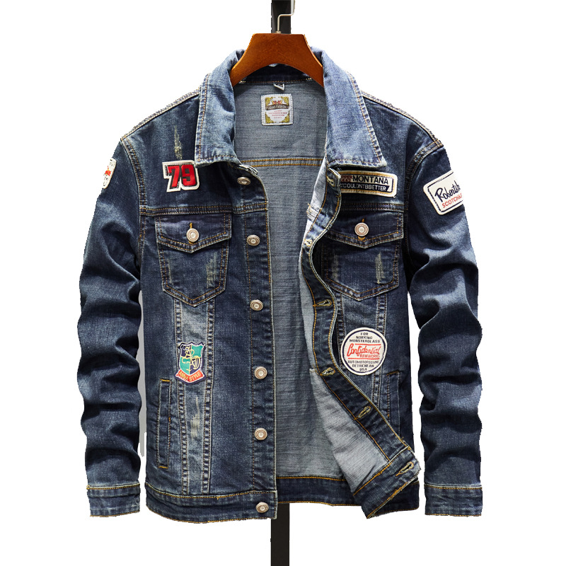 Men's Clothing Large Size Jacket Denim Coat Fashion Men's Youth New Denim Top_voghion.com