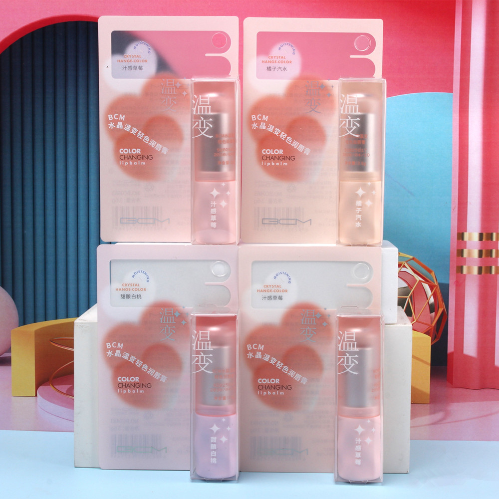 BCM Crystal Color-Changing Lightweight Lip Balm BC0483 (Hydrating, Moisturizing, Refreshing)