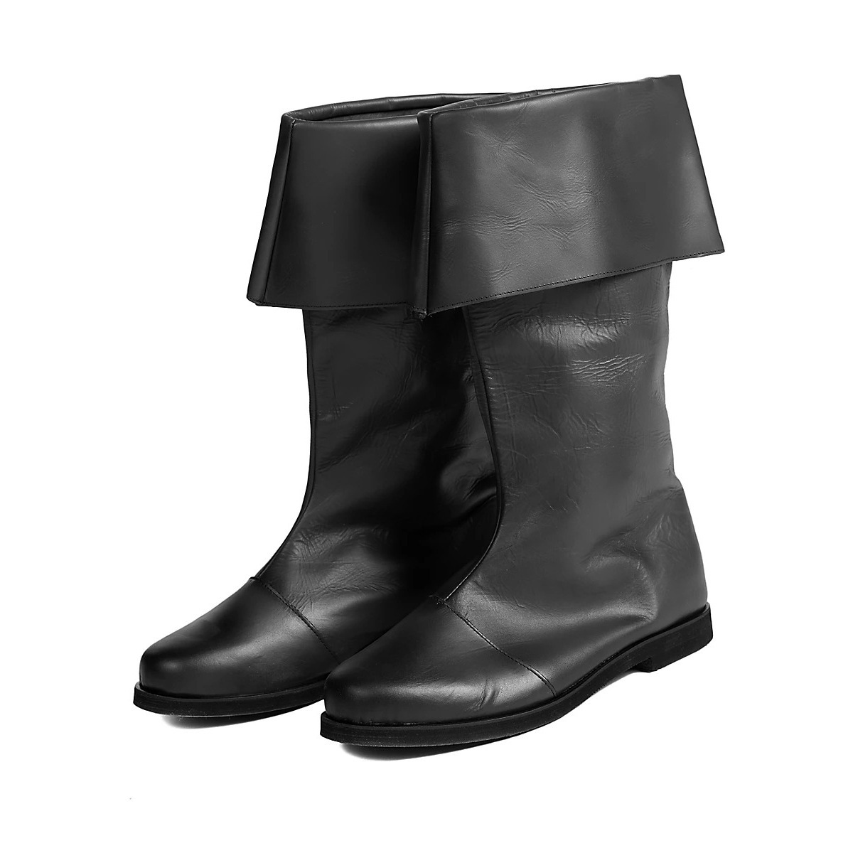 Novas botas curtas de couro masculinas, estilo retrô viking medieval renascentista pirata, europeias e americanas, para viagens internacionais._voghion.com