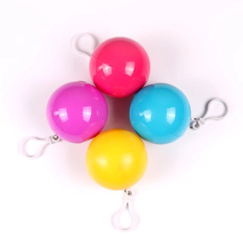 Portable raincoat ball, a portable rainproof device, disposable thickened raincoat compression ball, mini raincoat portable ball