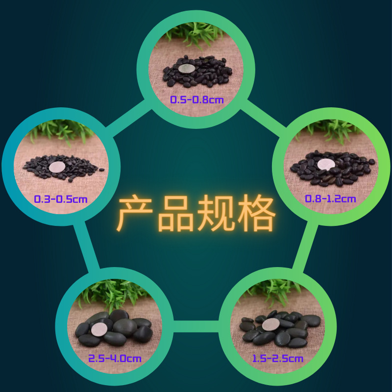 铁胆沙鱼缸底砂造景沙天然黑工砂乌龟缸石头水族箱装饰鳌虾水草沙