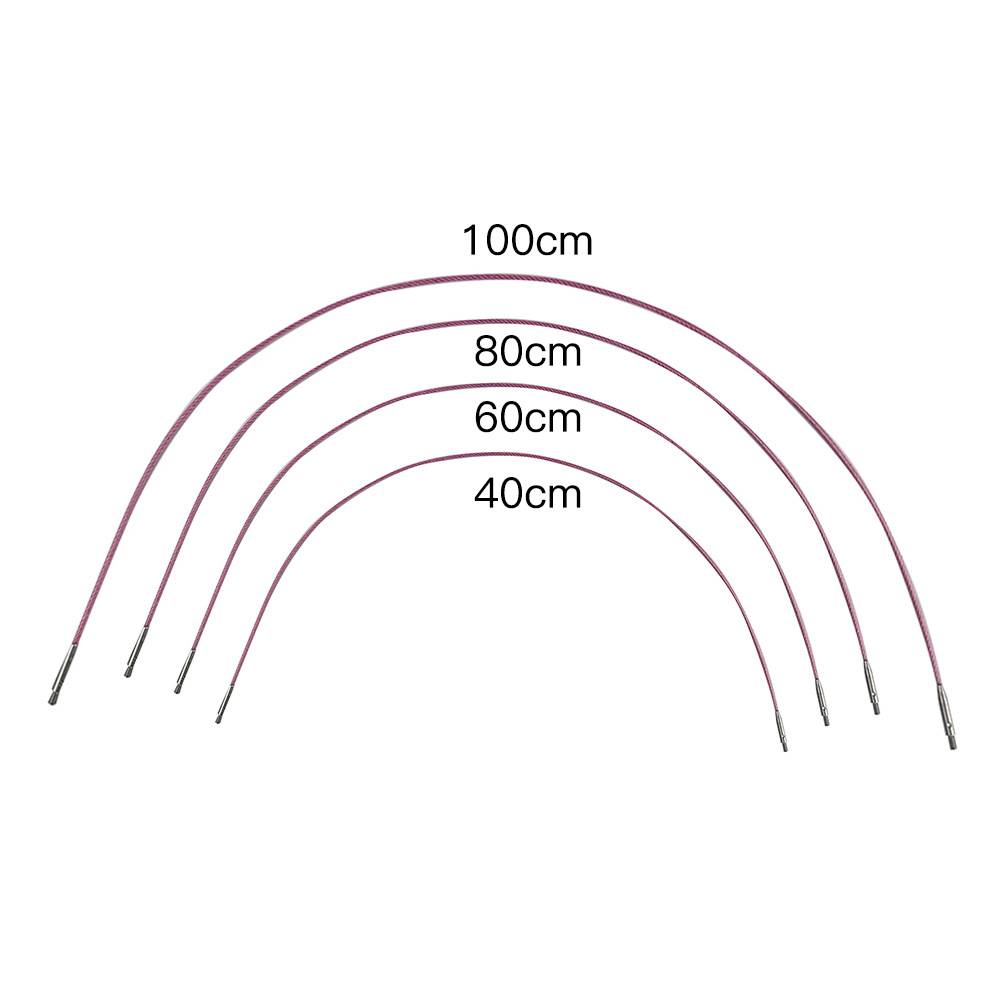 Agujas de suéter de tejido transfronterizo color grabado láser aguja de anillo desmontable aguja de anillo un conjunto de 13 paquetes de bolsa PU