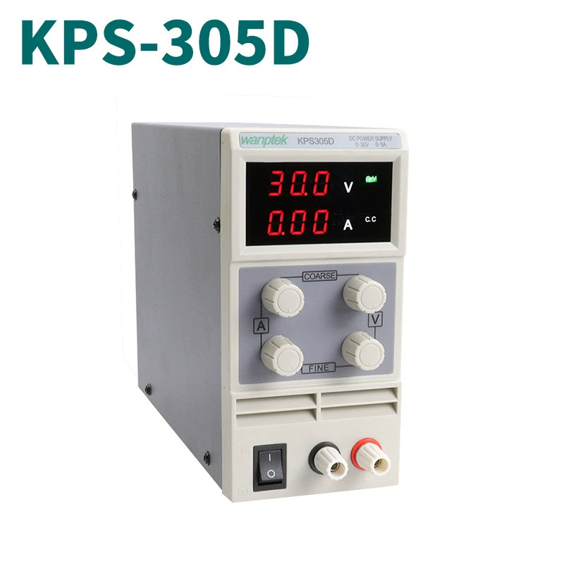 KPS-305D постоянного тока стабилизируемый источник питания лабораторный импульсный источник питания 0-30V 0-5A 110V 220V Регулируемый