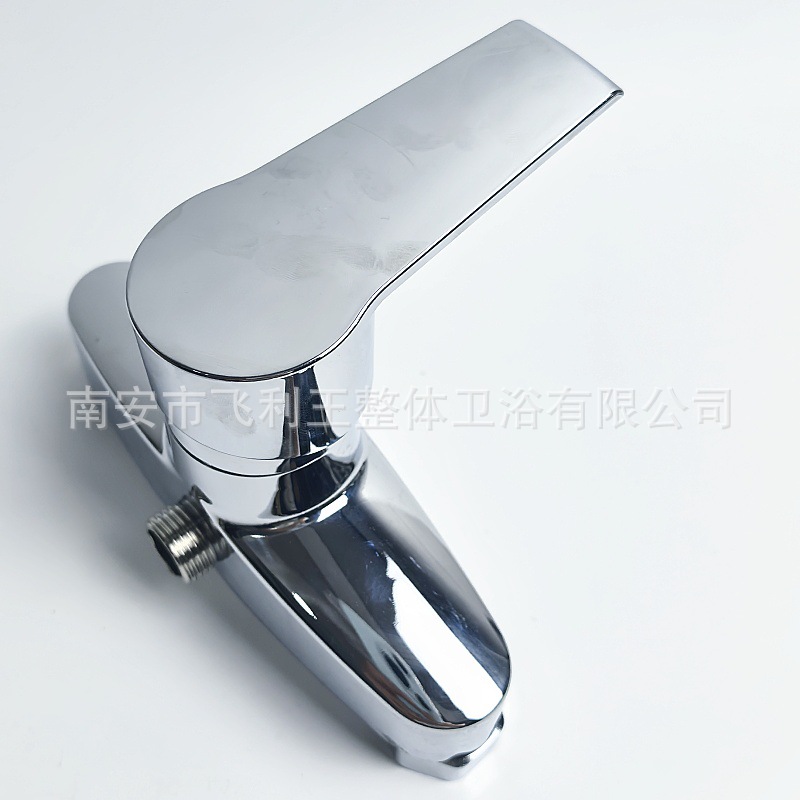 Zinc alloy shower head set, three-in-one wall-mounted concealed household cold and hot simple bathtub, mixing valve faucet undefined