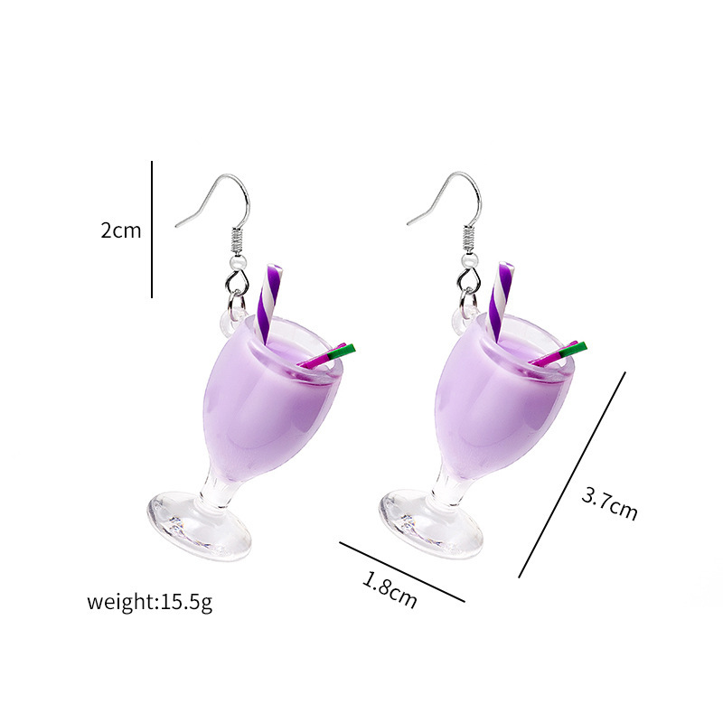 Süß Geometrisch Kunststoff 3d-druck Ohrringe 1 Paar display picture 1