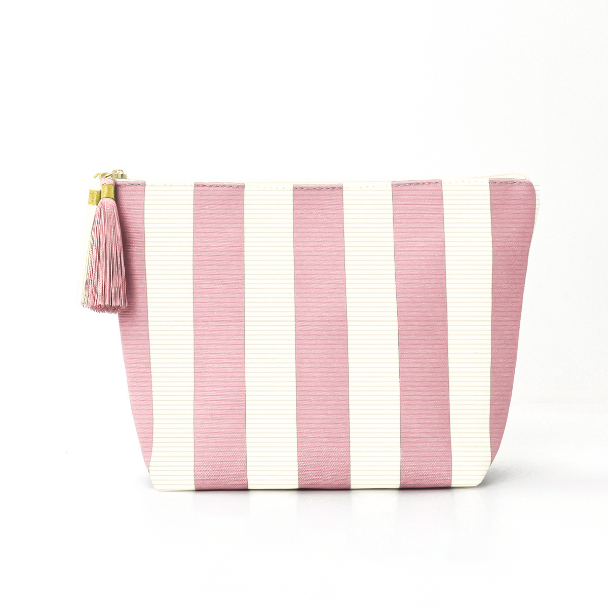 Feihong bolsa de almacenamiento a rayas de lana transfronterizas, bolsa de maquillaje de alto valor, bolsa de lavado portátil de gran capacidad