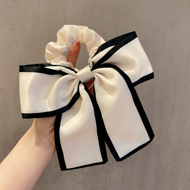 Women'S Gender Ribbon Design Sweet Bow Knot Cloth Ribbon Hair Tie 1 Piece