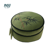 新中式客厅蒲团高级竹子刺绣蒲团飘窗阳台榻榻米坐墩蒲团坐垫不塌