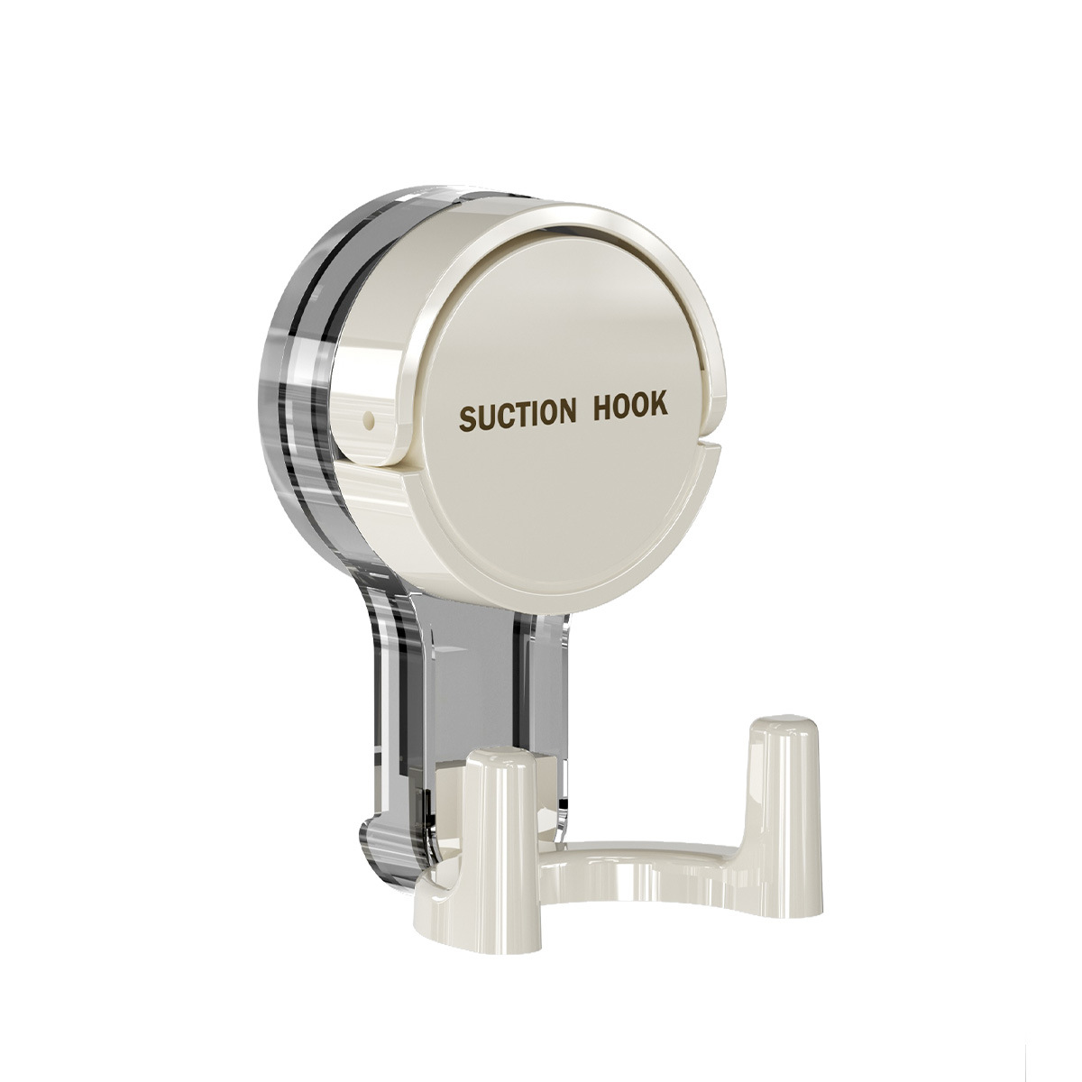 Toalla de lavado de cara con gancho de ventosa de doble cabezal, sin perforación, ventosa de baño, gancho doble, gancho doble, papel de dibujo colgante, soporte de carga fuerte al por mayor