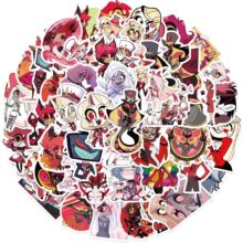 50���تz�͗��N��������X�������֙C�N�� Hazbin Hotel sticker