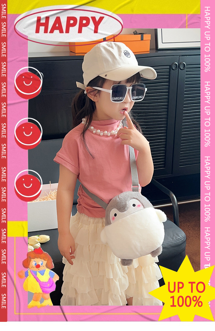 2023 Fashionable new cute cartoon children's trendy bags, plush bags, single-shoulder bags, animal bags, coin purges, and cosmetic bags full figure