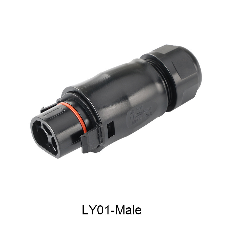 3-Core Waterproof Ac Connector Photovoltaic Micro Inverter Power Cord 40A Converter Ly01Bc05 3-Core Waterproof Ac Connector Photovoltaic Micro Inverter Power Cord 40A Converter Ly01Bc05