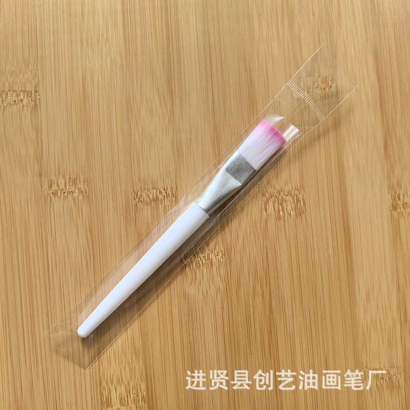 メーカー直販 白柄ピンク柄 柔らかい毛 フェイスマスクブラシ ナイロン毛 美容ブラシ 化粧ブラシ 洗顔ブラシ 化粧道具ブラシ|undefined