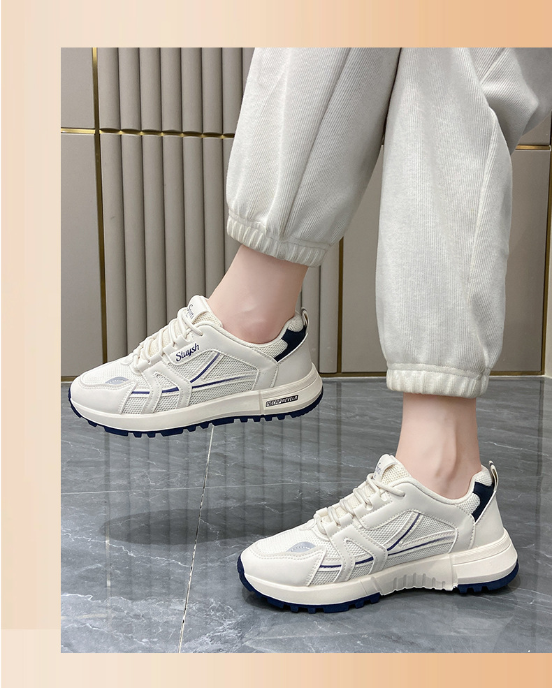 Sapatilhas desportivas sola grossa estilo coreano respiráveis_voghion.com