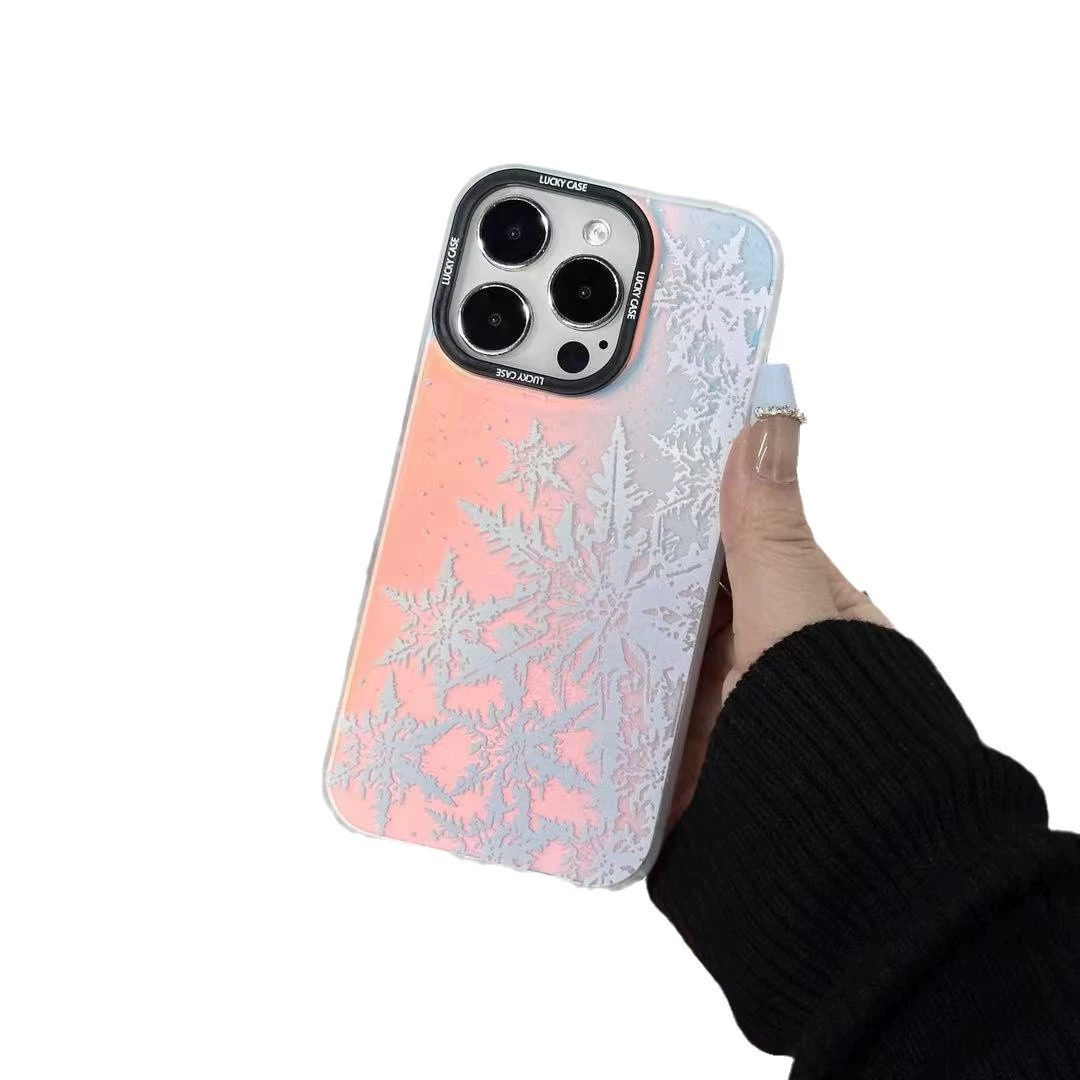 Подходящий чехол для мобильного телефона Xiaomi 15Pro, Redmi K80 градиент IMD лазер Note14 Advanced sense 13ultra niche