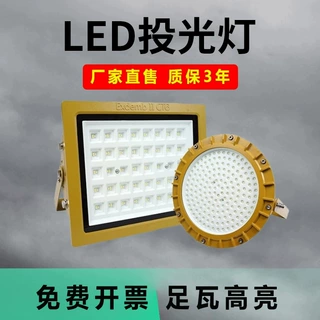 LED防爆灯加油站仓库车间化工厂防尘防腐投光灯定制隔爆泛光射灯