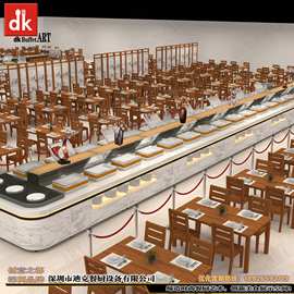 单位食堂改造设计定制自助餐台图片酒店用品商生产厂家