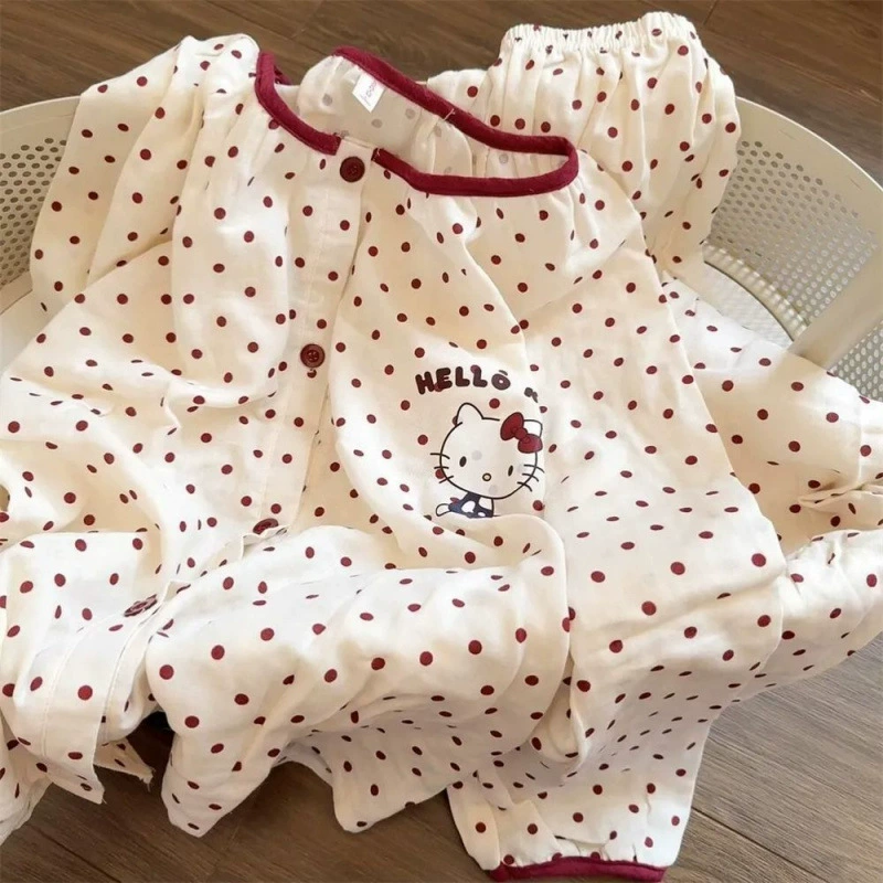 Пижама, осенняя с длинным рукавом, кардиган, комплект, детская одежда