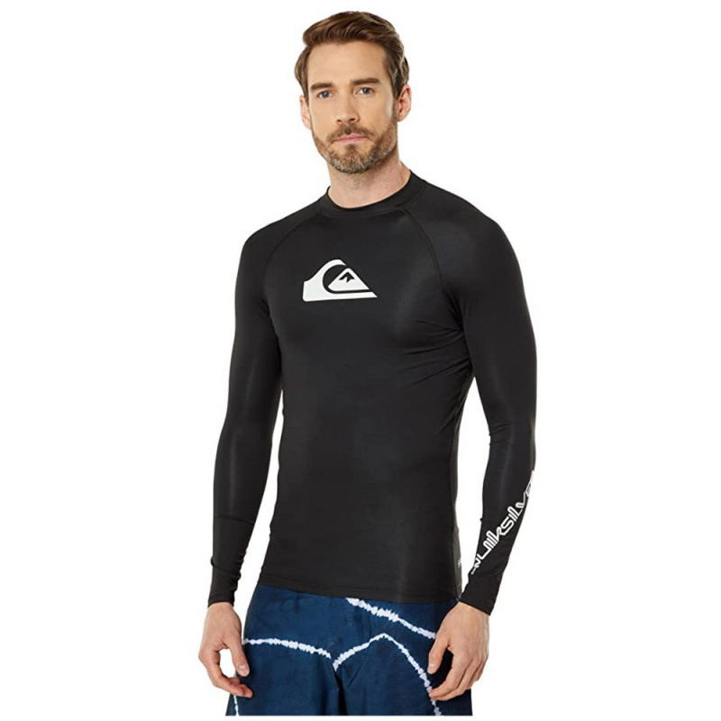 Scubapro Men's Beach Surfing Suit Long-Sleeve Swimsuit Professional Quick-Dry Sun Protection Rash Guard Hot Spring Two-Piece Fitness Wear