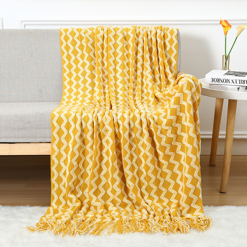 Knitted Throw Blanket