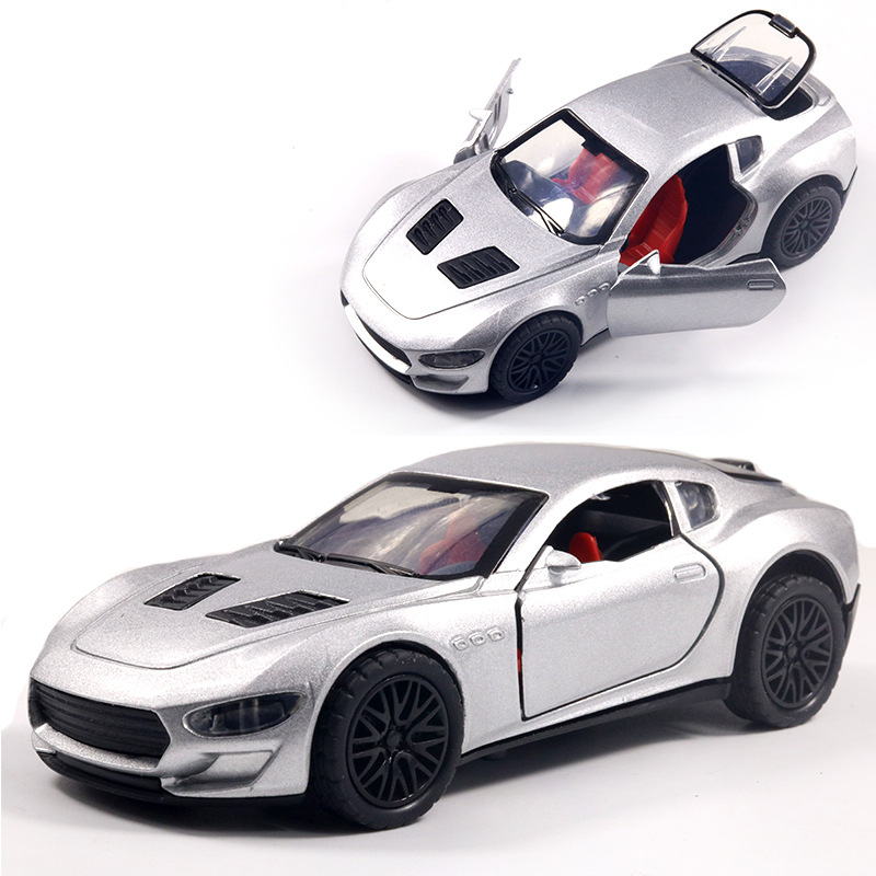 Return fuerza a granel aleación modelo de coche puerta abierta coche de juguete para niños niño decoración de pastel al por mayor