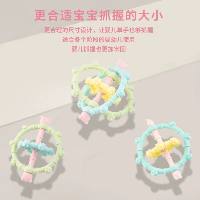 Трансграничная успокаивающая игрушка для ребенка, жевательная резинка, палочка для прорезывания зубов, анти-едающий ручной артефакт, пищевой силиконовый детский прорезыватель для захвата