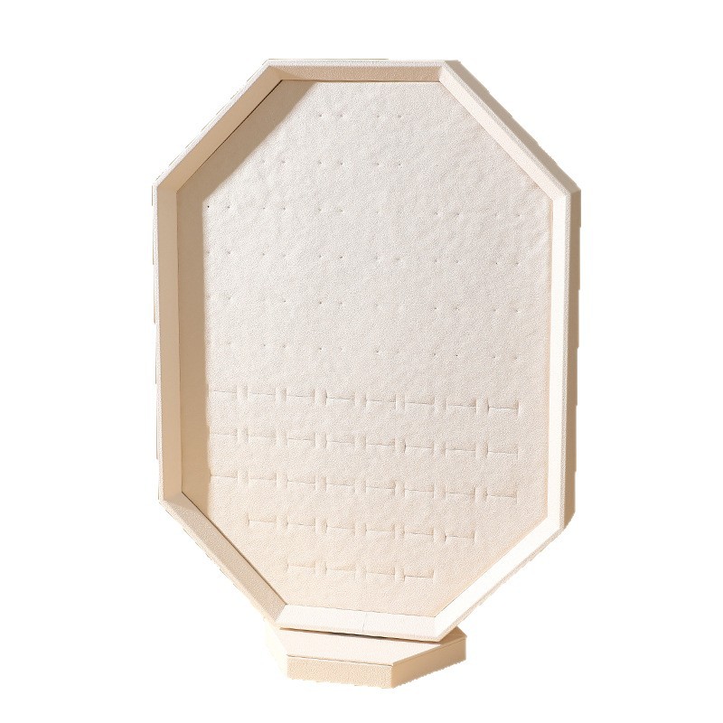 Gabinete de cabina combinado conjunto marco de joyería doble cara pendientes giratorios anillo de joyería pernos de aretes creativos marco multipropósito