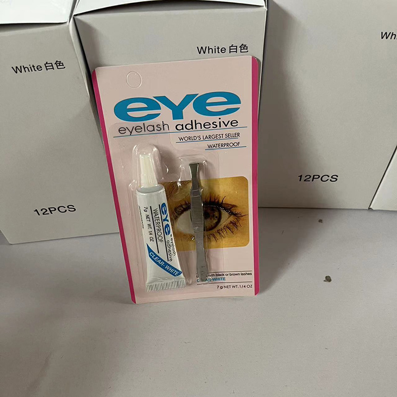 メーカー卸売りeye偽まつげ接着剤ピンセット付き使い捨て無痕速乾美まつげ接着剤接ぎ木まつげ接着剤|undefined