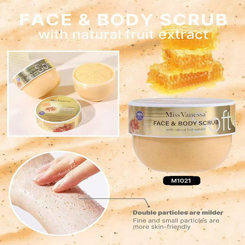 MissVanessa nuevo exfoliante corporal transfronterizo para exfoliar la piel muerta y blanquear los poros.