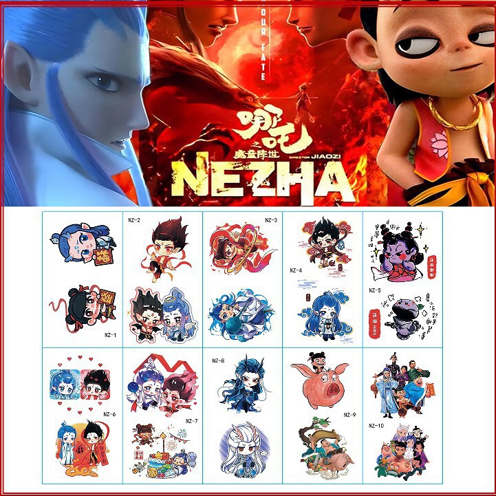 Which tattoo stick eyebrow performance music water-saving transfer cartoon cute children's stickers ao bing three prince