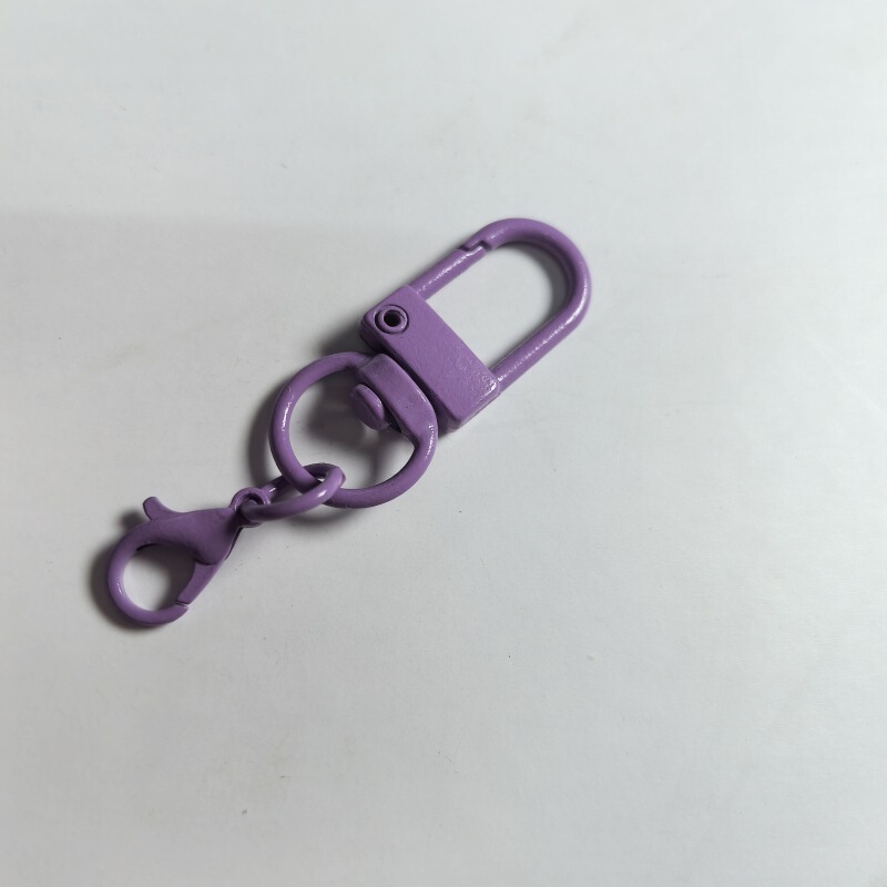 カラフルなペイント U 字型ドアバックル + ロブスタークラスプ diy 人形ぶら下げバックルバッグぶら下げチェーンバックルキーホルダージュエリーアクセサリー|undefined