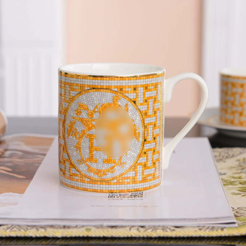Костяной фарфор марк-кружка, керамическая кружка, европейская кофейная чашка, чайная чашка для офиса, креативная кружка для напитков, для виллы/клуба