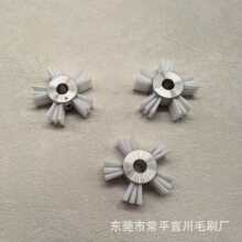尼龙毛刷轮 铝轮刷 自动化除尘毛刷 机械清洁刷 源头工厂定制