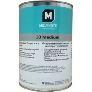 进口摩力克MOLYKOTE 33 Medium低温润滑脂冷冻设备塑胶轴承润滑油
