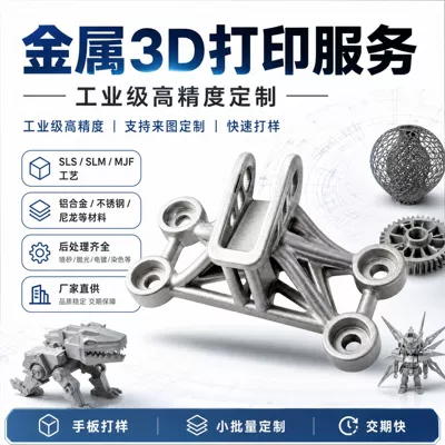 Metal 3D Printing Services, Industrial-Grade High-Precision Sls Stainless Steel and Aluminum Alloy Prototype Manufacturing, Steel Mold Customization (Industrial molds)