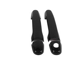 適用於12-16款思域門碗拉手碳纖紋九代思域civic門把手亮黑裝飾貼