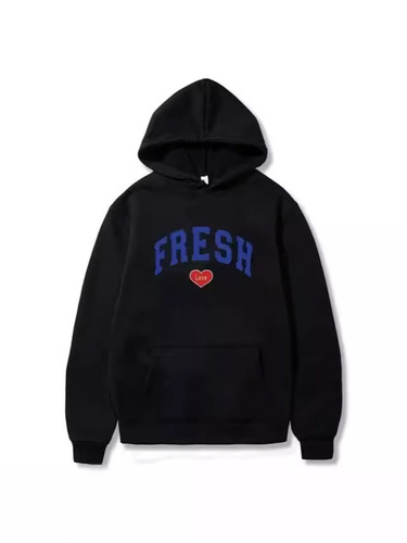 Trendy European and American Brand Hoodies: New Fleece-Enhanced Unisex Sweatshirts: Fashionable Casual Pullover Hoodies