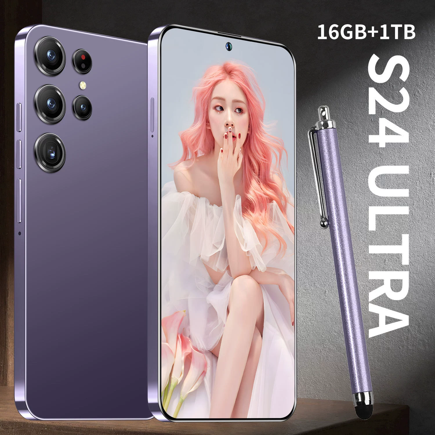 Мобильный телефон, для импорта, S24, Android, 5G, 16gb