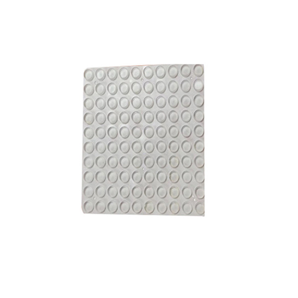 Silicone black self-adhesive pad sealed