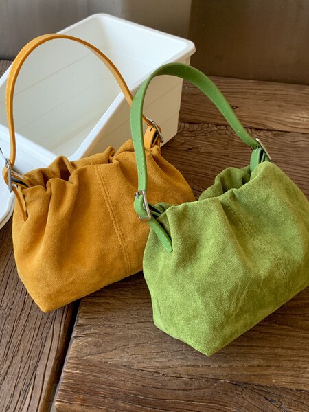 Small design handheld demi-season retro capacious shoulder bag