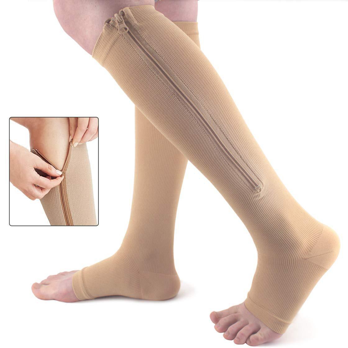 Amazon calcetines elásticas para montar calcetines de compresión para hombres y mujeres pantorrillas al aire libre calcetines de presión deportivas