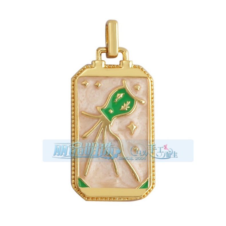 6g Weight Pendant Jewelry Making Type 15*30mm Jewelry Making Size Zircon Inlay Material DIY Jewelry Accessories Classification Hole 3~3.9mm Hole Size 1 Piece Quantity Copper Material Card Pattern Inlay Design Simple Style Style 1 Piece 15*30mm Hole 3~3.9mm Copper Zircon Card Pendant 36