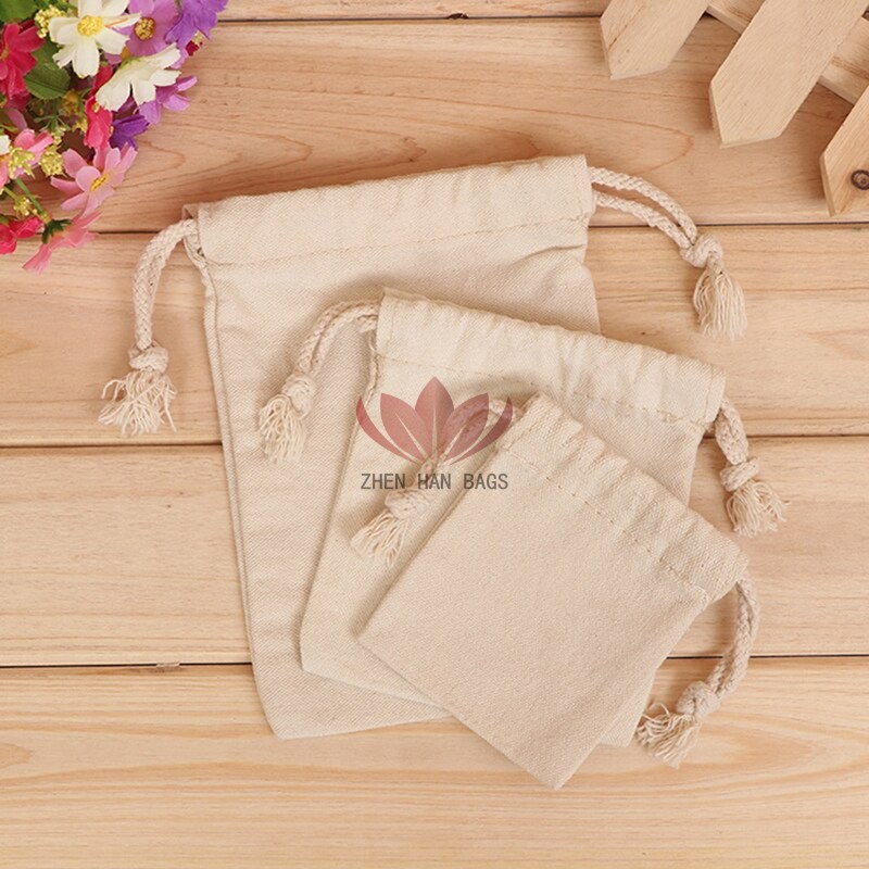 厂家收纳抽绳袋月饼圣诞帆布袋购物礼品袋手提棉麻布袋束口袋logo