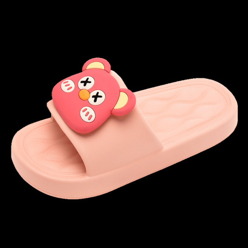 Summer Cartoon Couple Slippers for Women Home Indoor Soft Sole Anti-Slip Squeeze Sensation EVA Cool Slippers for Men