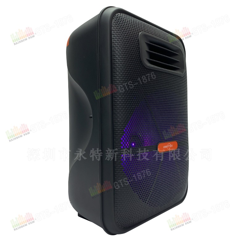 Altavoz Bluetooth GTS-1876, 12 pulgadas, inalámbrico, portátil, exterior, venta al por mayor