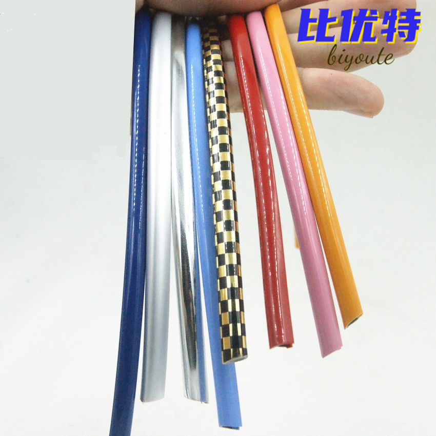 U型装饰条 PVC塑料材质箱包p型条 皮箱胶骨条 旅行箱包装饰配件