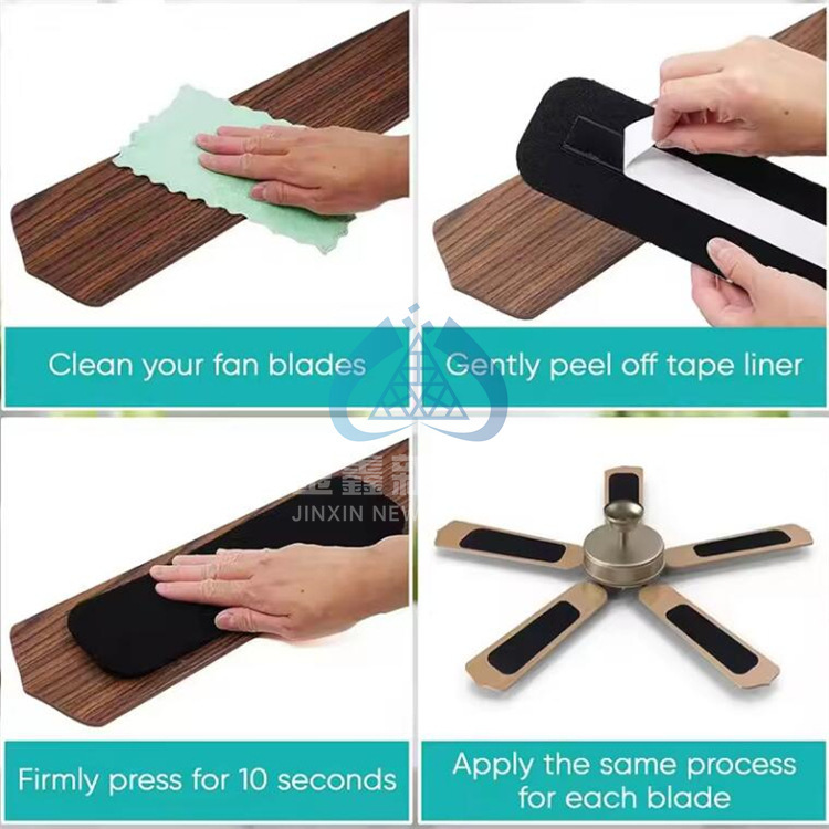 Ceiling fan activated carbon fiber adsorption cotton with adhesive fan blade filter air conditioning windshield filter cotton